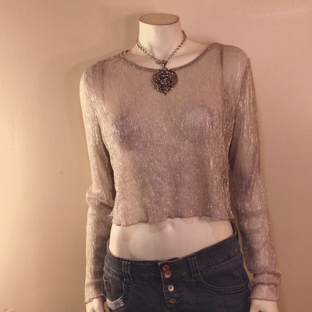 Blashe Sheer Gold Top